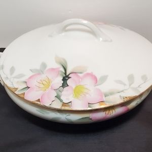 Vintage NORITAKE Azalea Covered Lidded Serving Bow